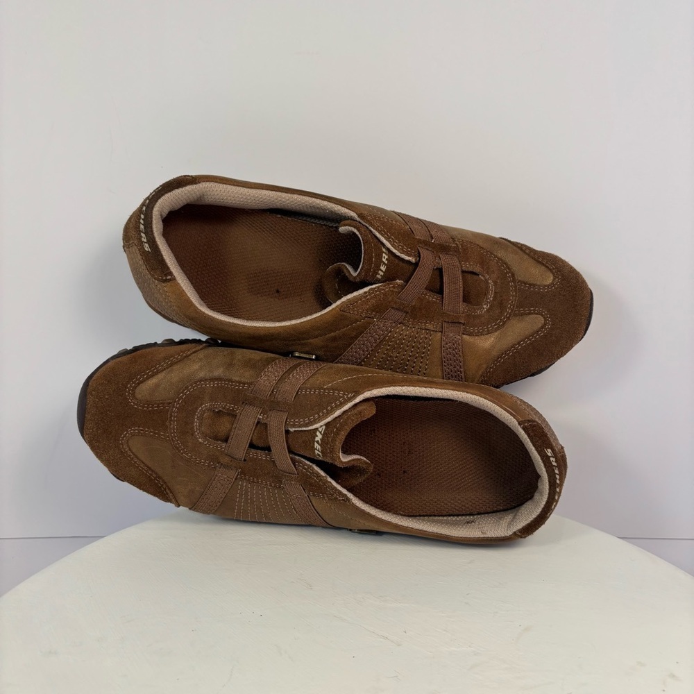 Skechers Brown Slip-on Sneaker Sz 6 - Picture 5 of 7